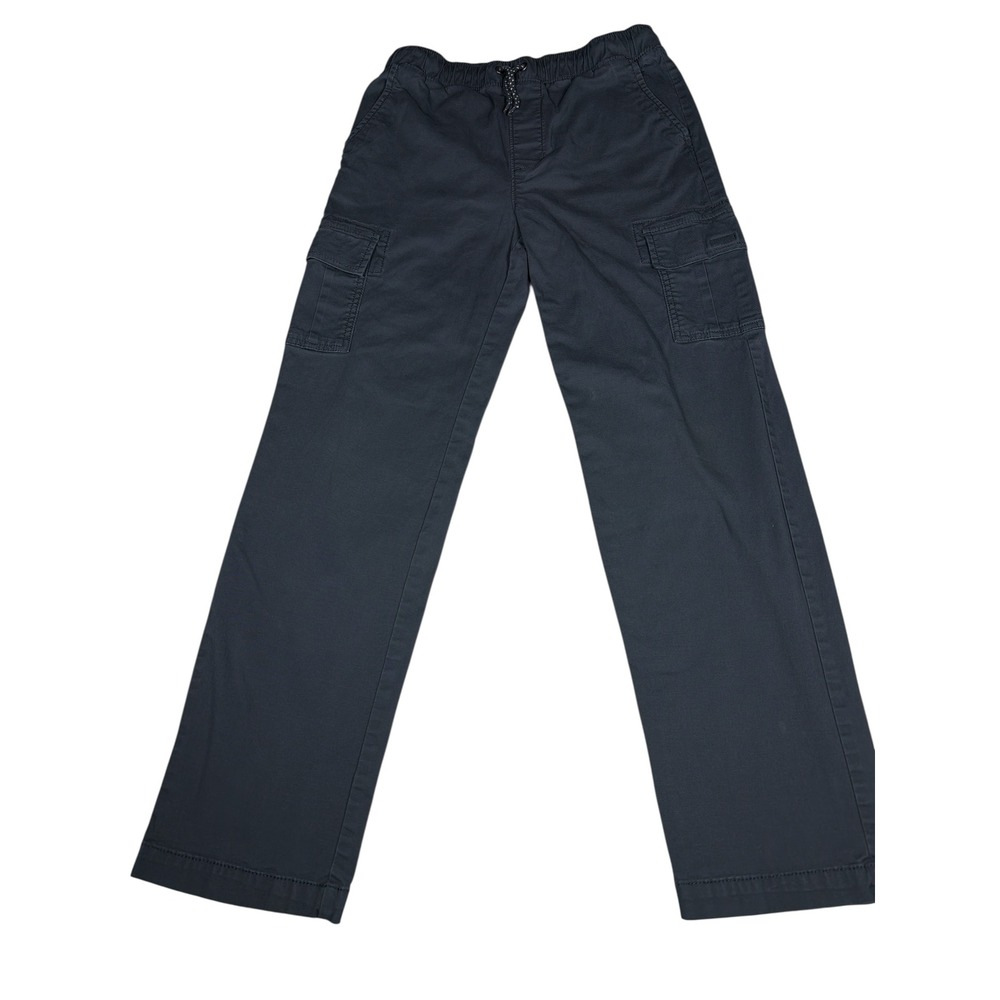 Sonoma Cargo Pants Kids Large Gray Excellent Elastic Waist Cotton Blend Stretch